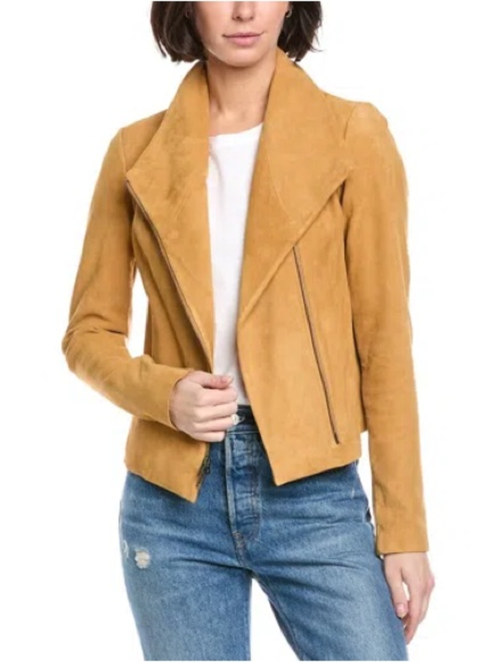 NWT Vince Suede Scuba Jacket, Size Snall